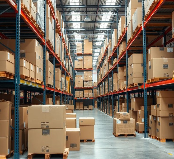 Warehouse stock tracking and bulk product upload